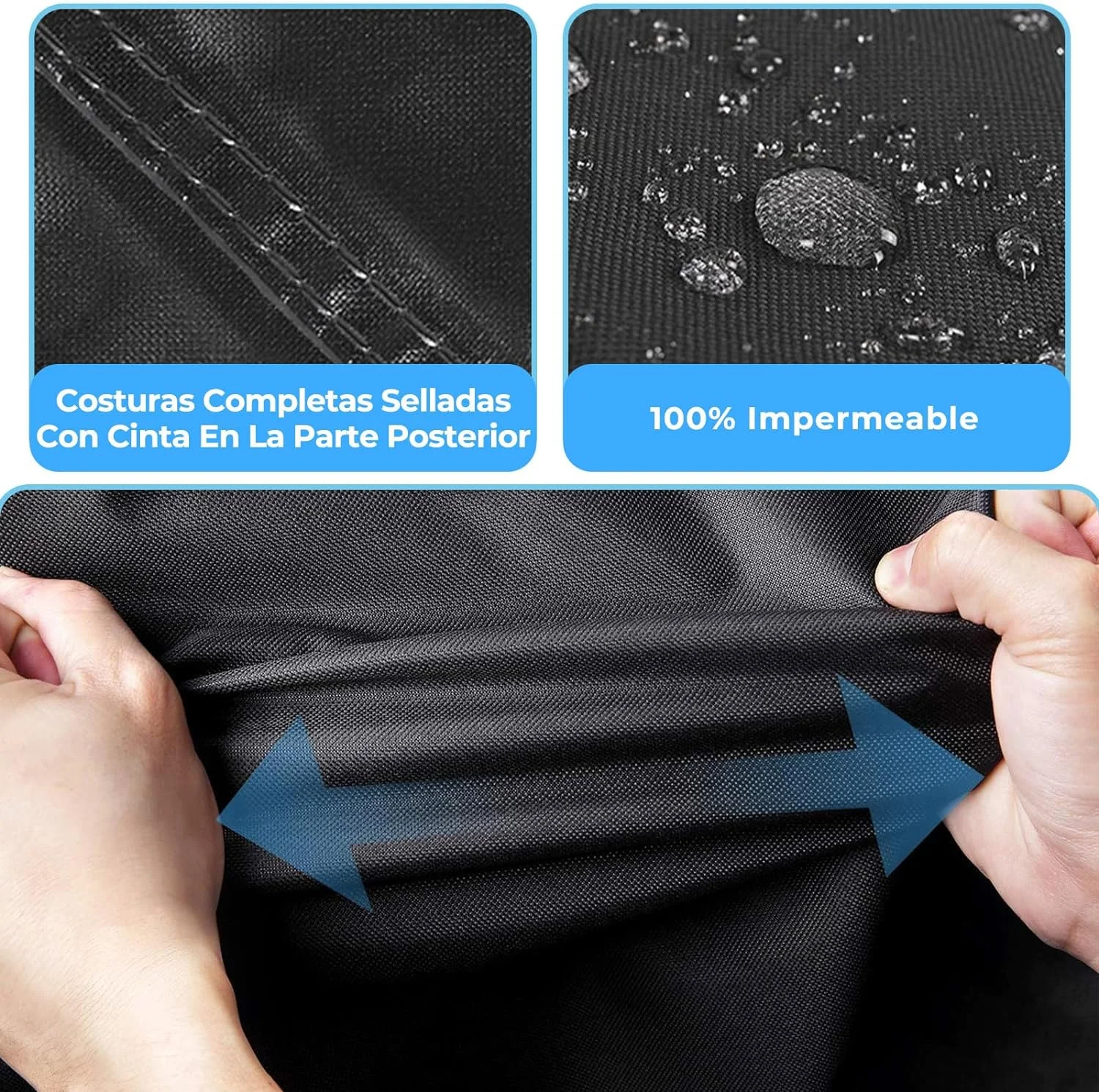 Bolsa impermeable Bibykivn para almacenamiento de muebles de jardín - Imagen 2