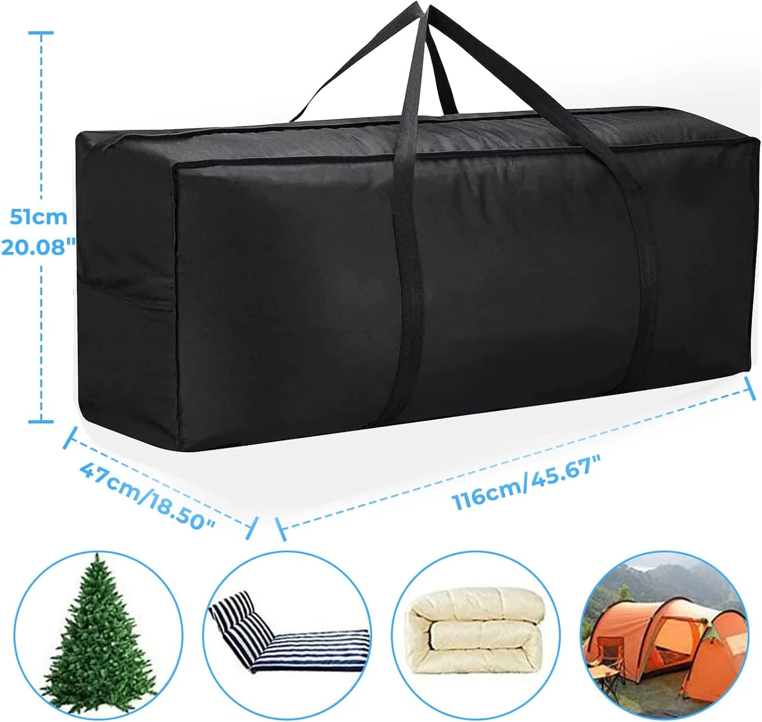 Bolsa impermeable Bibykivn para almacenamiento de muebles de jardín - Imagen 4