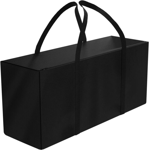 Bolsa de almacenamiento XXL para cojines de jardín, resistente al agua, funda acolchada, bolsa de transporte resistente 600D Oxford para cojines de jardín, árbol de Navidad (130 x 40 x 55 cm)