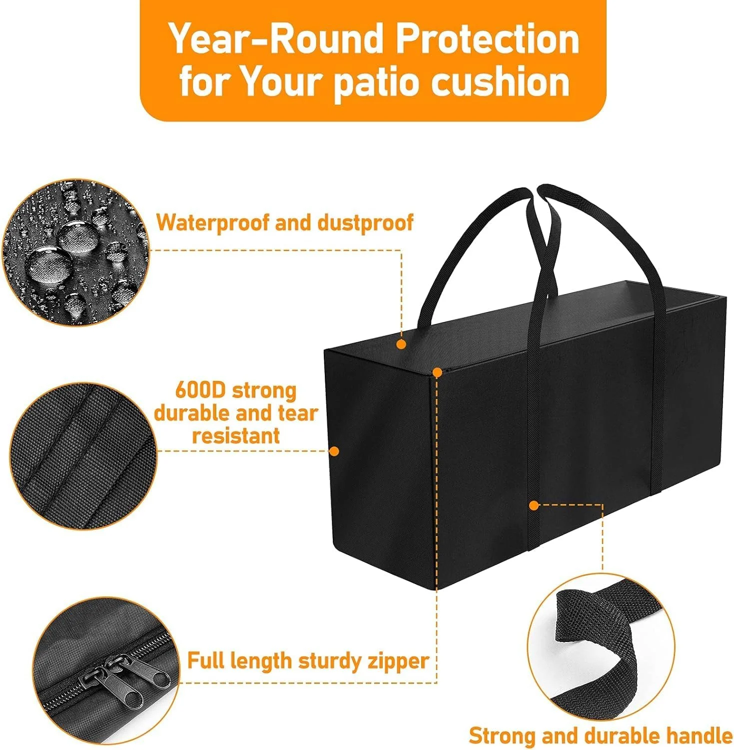 Nomiou Storage Bag for Garden Cushions - Image 3