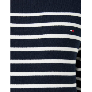 Tommy Hilfiger Pullover, Logo, mit Streifen, B07PBX1V2N