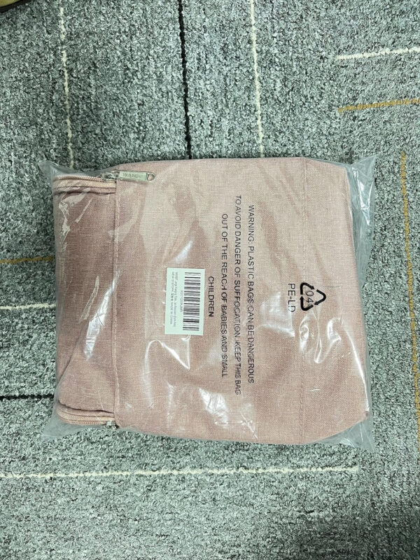 WANDF Bolsa de Aseo Grande Neceser Colgante Neceser de Aseo para Mujer Neceser de Maquillaje Bolsa de Cosméticos Bolsa de Viaje para Mujer (Rosa Oscuro) - Imagen 9