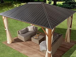 garden tent gazebo garden pavilion carpasol toolport forest superior