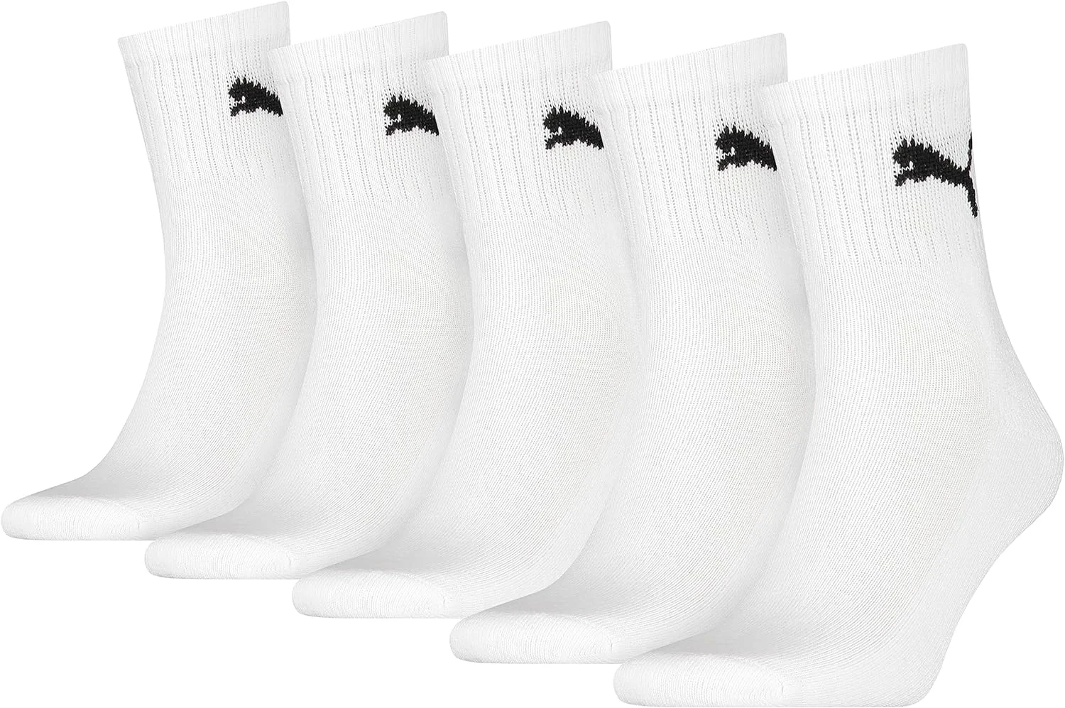PUMA Short Calcetines (Pack de 5) Unisex Adulto