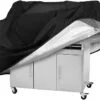 Funda Barbacoa Exterior Impermeable, VDISRR 420D Oxford Resistente al Desgarro Funda Protectora para BBQ 117 x 66 x 117 cm, Cubierta de Barbacoa Exterior Anti-Viento/Anti-Polvo/Anti-Humedad/Anti UV