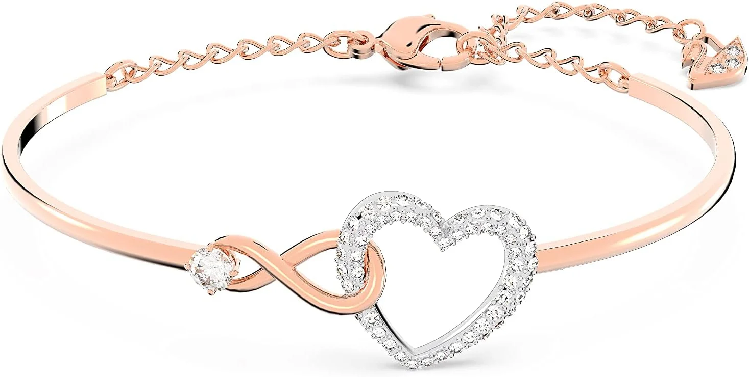 Swarovski Colección Infinity para Mujer, Silueta de Corazón e Infinito