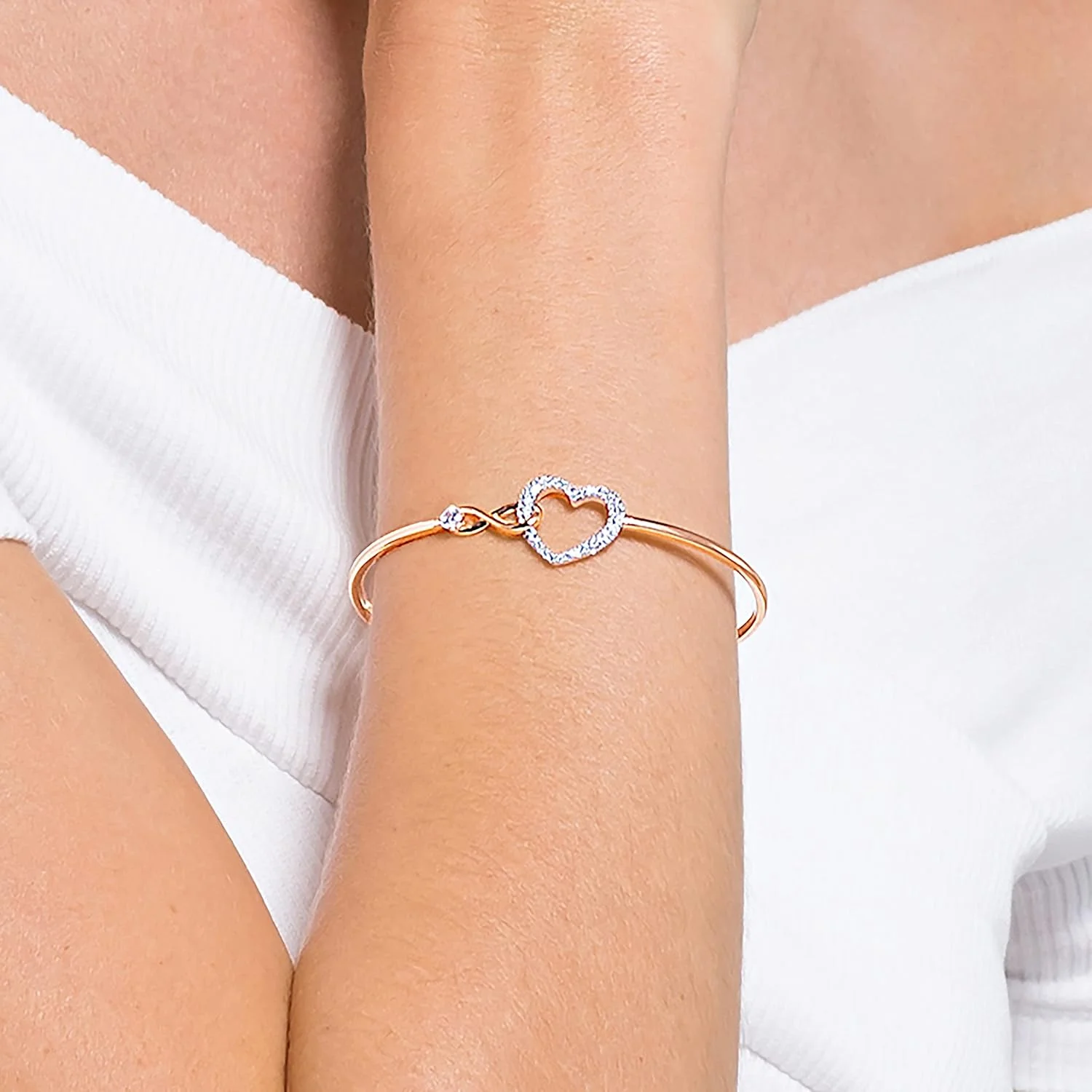 Swarovski Colección Infinity para Mujer, Silueta de Corazón e Infinito - Imagen 5