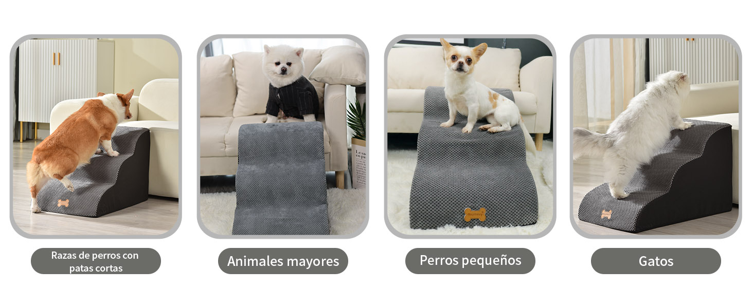 Escaleras para Perros Pequeños para Subir a la Cama 