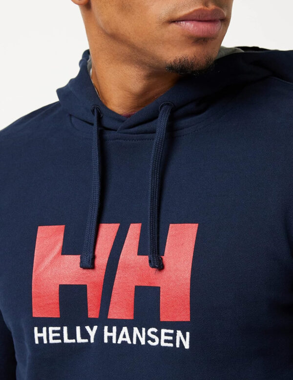 Helly Hansen Logo Hoodie HH Sudadera con Capucha Hombre (Pack de 1) - Imagen 3