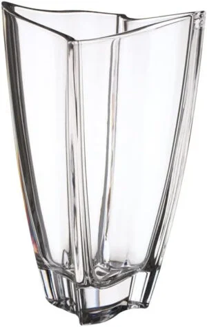 Villeroy & Boch NewWave Florero, Vaso Cristal, 12.3 x 12.3 x 24.7 cm