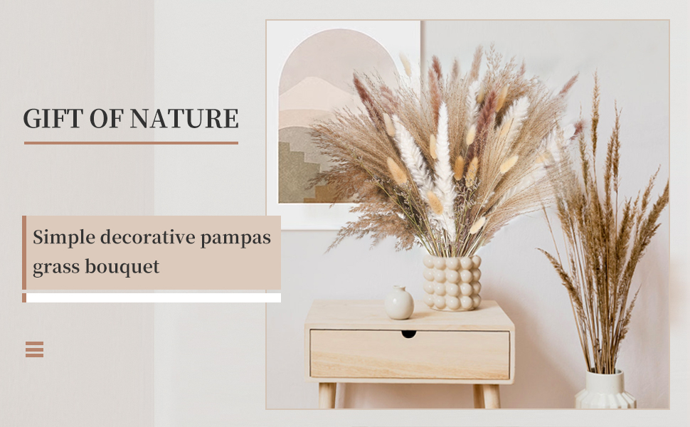 Decoración de Pampas Grass