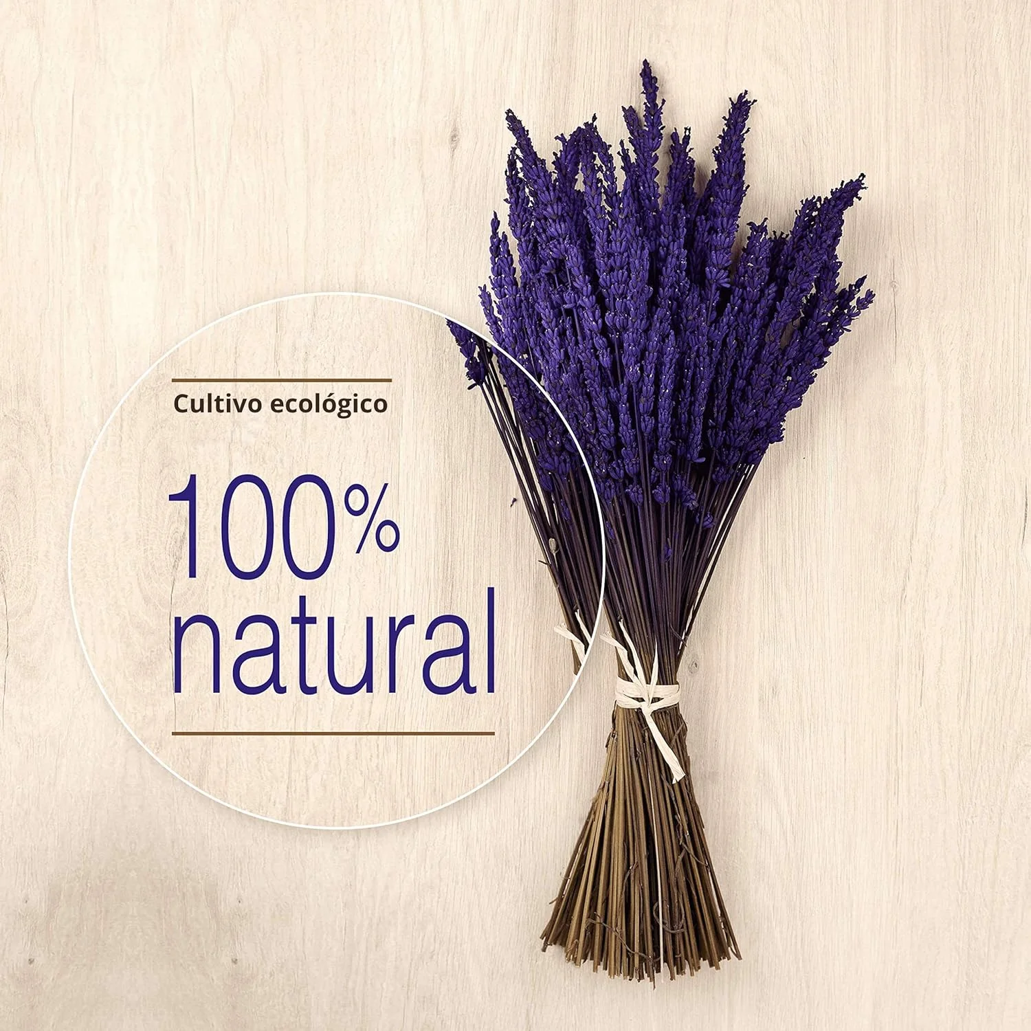 Lavanda Experience, Ramo de Flores Naturales de Lavanda Preservada de Cultivo Ecológico en la Cuenca Mediterránea, Elaborado Artesanalmente con Productos de Primeras Calidades - Imagen 2
