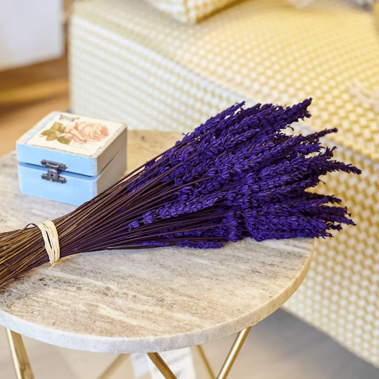 Lavanda Experience, Ramo de Flores Naturales de Lavanda Preservada de Cultivo Ecológico en la Cuenca Mediterránea, Elaborado Artesanalmente con Productos de Primeras Calidades - Imagen 3