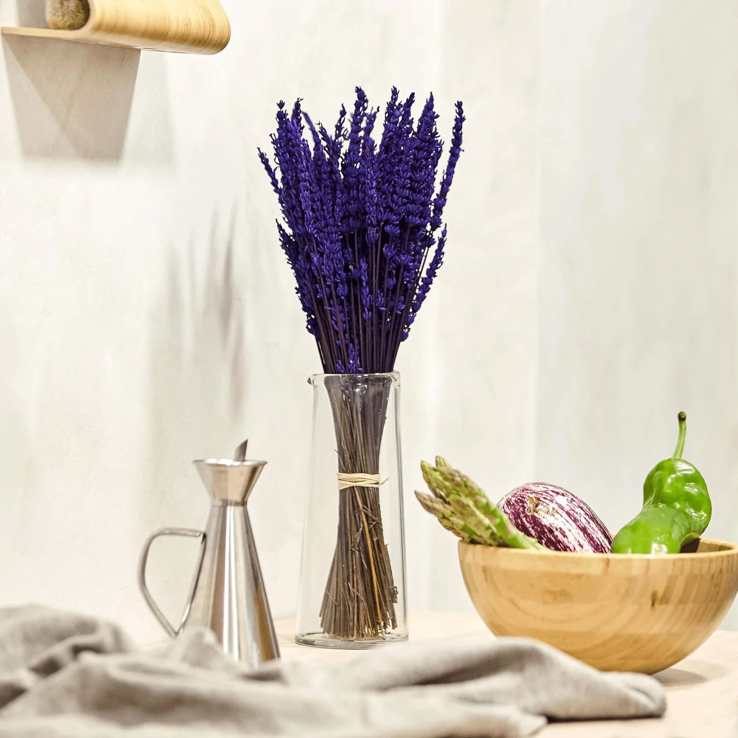 Lavanda Experience, Ramo de Flores Naturales de Lavanda Preservada de Cultivo Ecológico en la Cuenca Mediterránea, Elaborado Artesanalmente con Productos de Primeras Calidades - Imagen 6