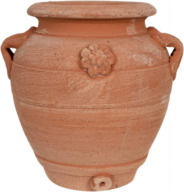 Biscottini Maceteros Decorativos Interior de Terracota L16xPR16xH20 - Vasos para hogar - Jarrones Decorativos Modernos - Macetas Decorativas Interior - Macetas Decorativas