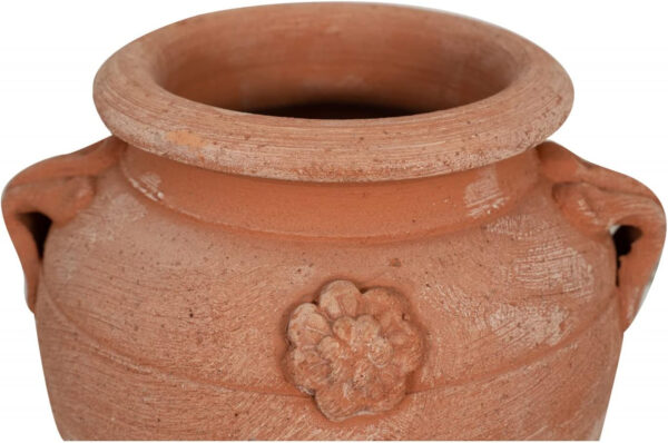 Biscottini Maceteros Decorativos Interior de Terracota L16xPR16xH20 - Vasos para hogar - Jarrones Decorativos Modernos - Macetas Decorativas Interior - Macetas Decorativas - Imagen 4