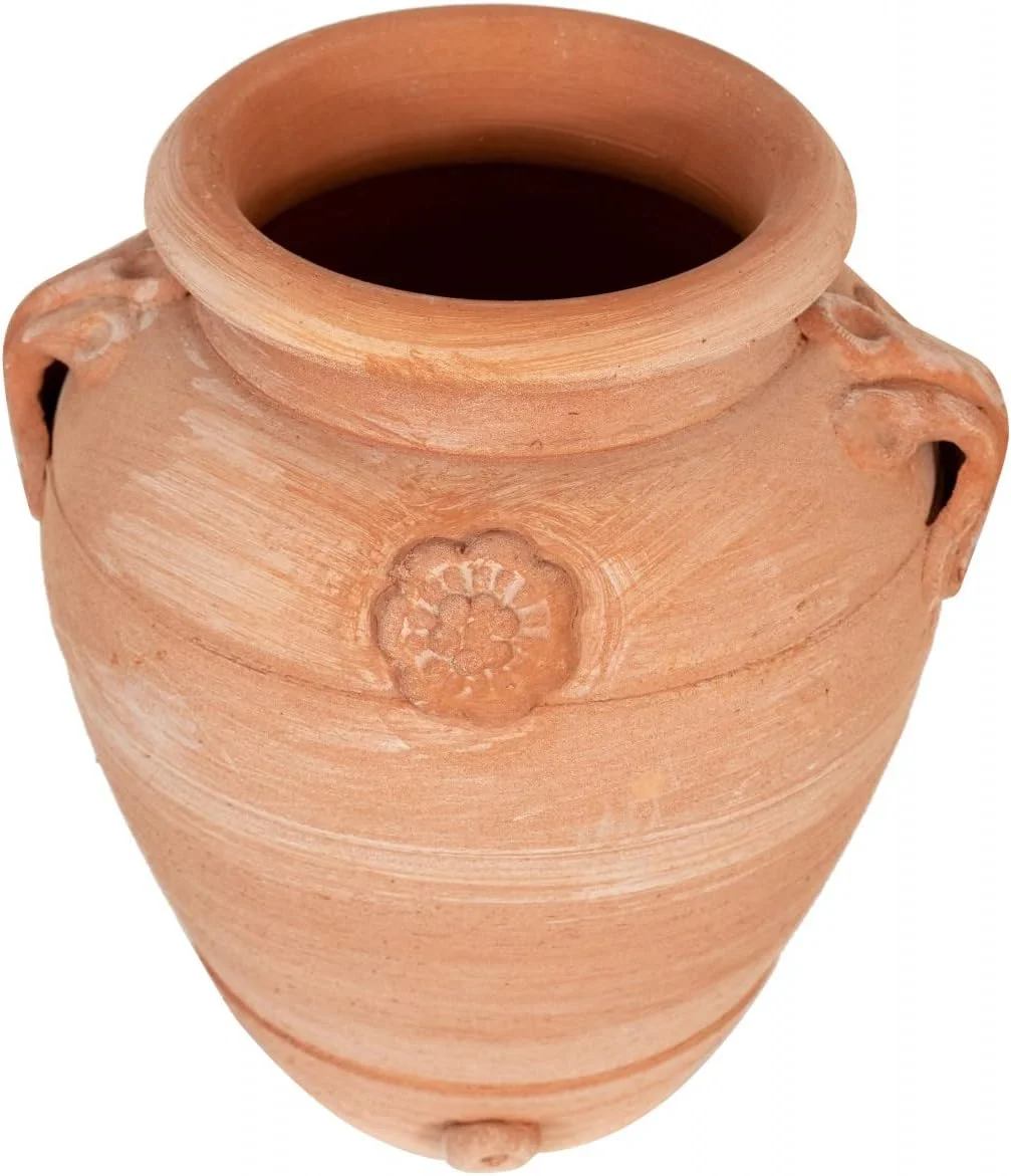 Biscottini Maceteros Decorativos Interior de Terracota L28xPR25xH30 - Vasos para hogar - Jarrones Decorativos Modernos - Macetas Decorativas Interior - Macetas Decorativas - Imagen 3