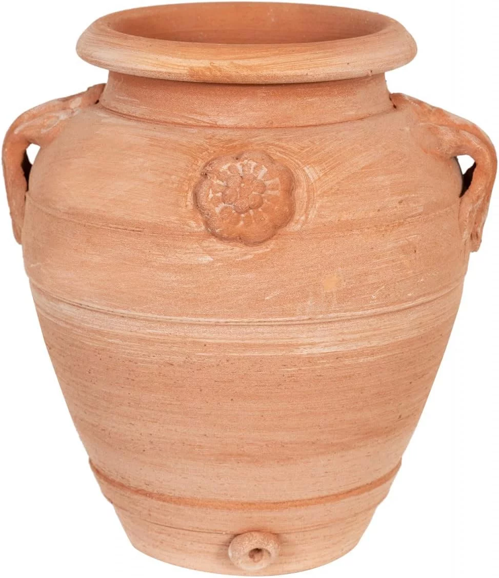 Biscottini Maceteros Decorativos Interior de Terracota L28xPR25xH30 - Vasos para hogar - Jarrones Decorativos Modernos - Macetas Decorativas Interior - Macetas Decorativas - Imagen 8