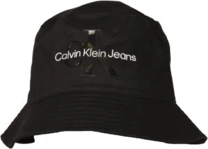 Sombrero Bucket Negro Calvin Klein Monogram