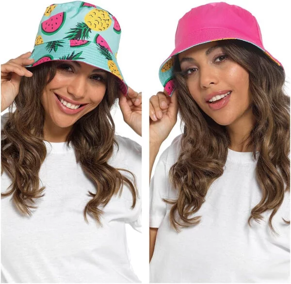 Sombrero Reversible para Mujer Tom Franks GL718 Denim Ligero/Azul Marino