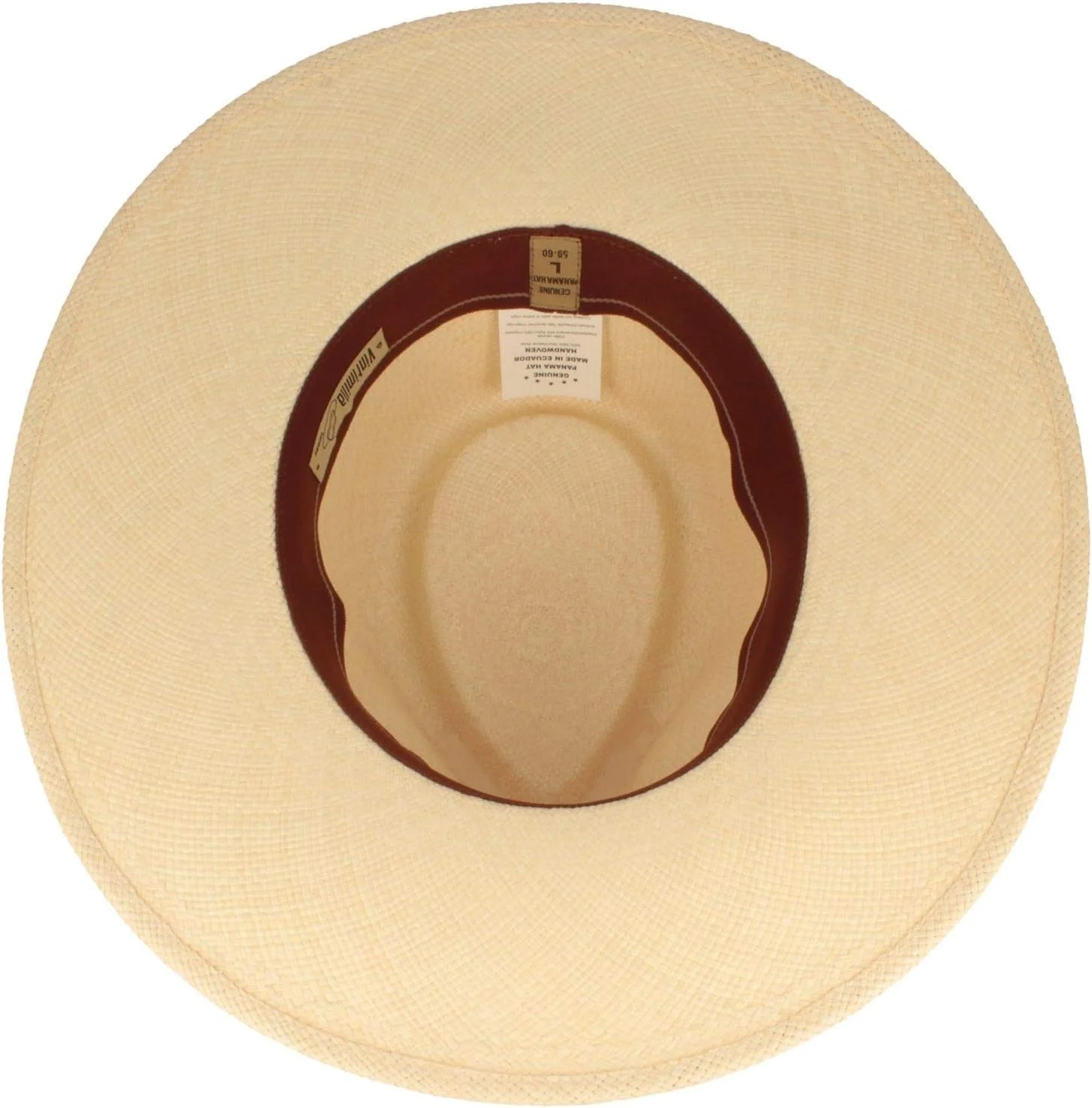 Sombrero Panamá Original de Paja Toquilla, Sombrero de Verano con Protección Solar UV 50+ Banda de Cuero y Refuerzo de Silicona - Hecho en Ecuador - Breiter - Imagen 4