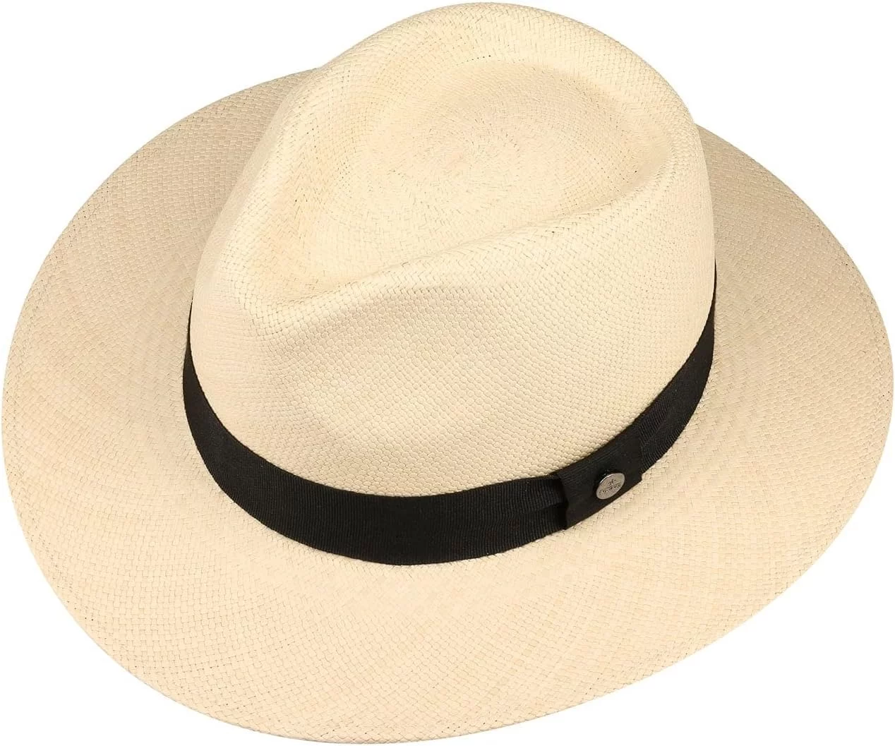 Sombrero Panamá Sophisticated Mujer/Hombre - Made in Ecuador Traveller de Paja con Banda Grosgrain, Grosgrain Primavera/Verano, Lierys - Imagen 2