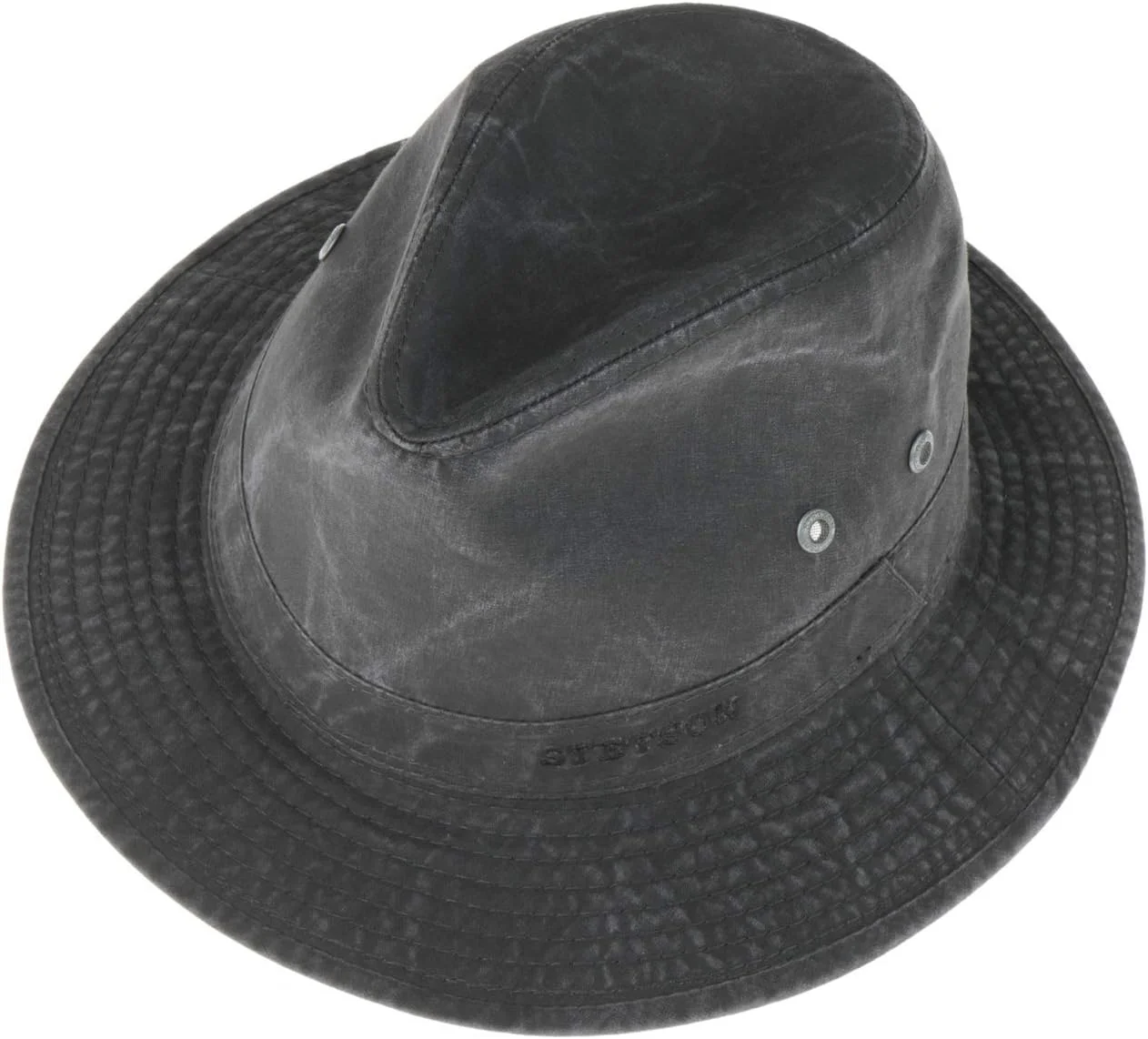 Men's Traveller Bum Hat - Adventurer Cotton Hat with UV 40+ Protection - Outdoor Retro Style Hat - Summer/Winter - Stetson - Image 4