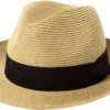 Sombrero Fedora de paja unisex UPF 50+ para mujeres y hombres, sombrero de playa plegable de ala ancha sombrero de Panamá sombrero UV sombrero de verano, Comhats