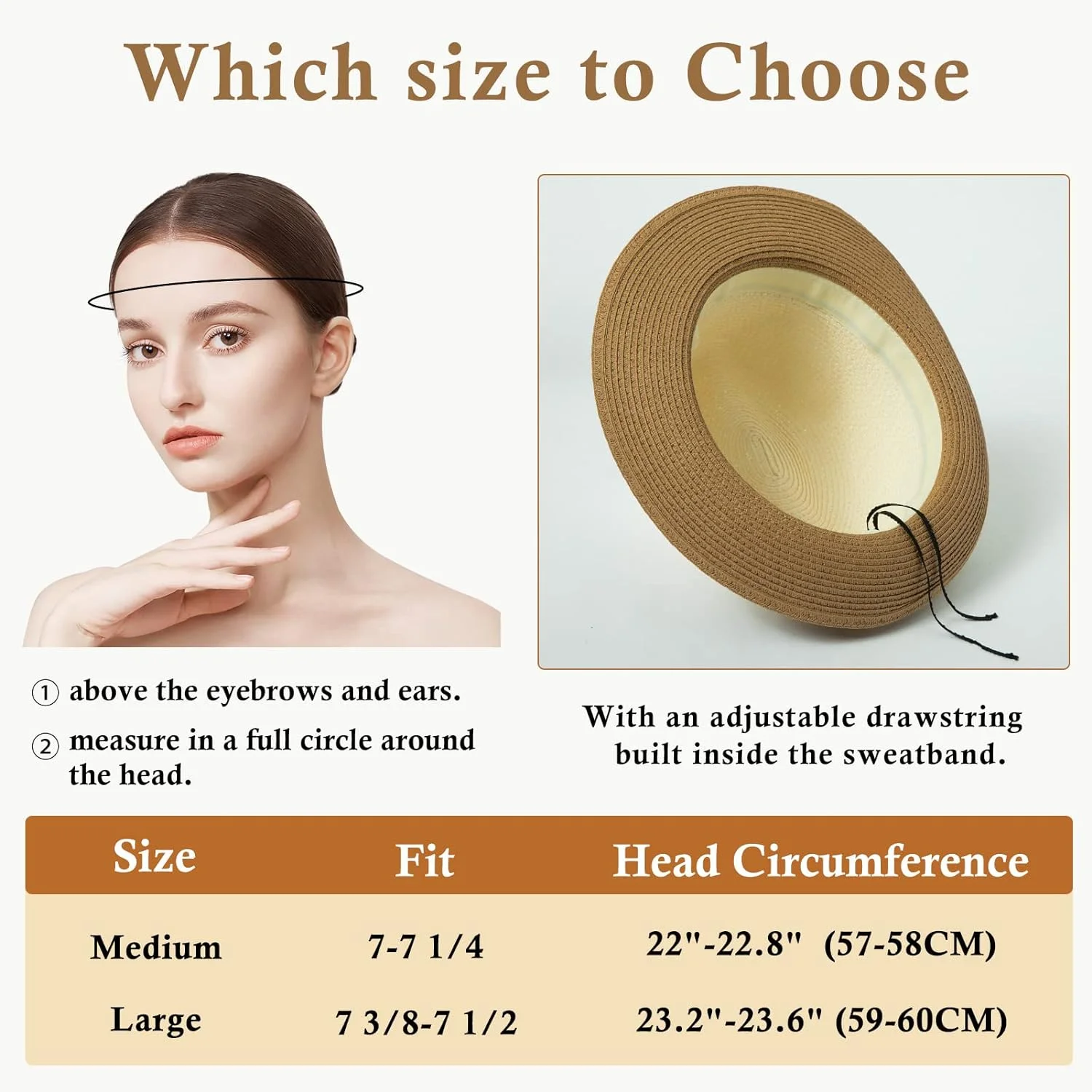 Sombrero Fedora de paja unisex UPF 50+ para mujeres y hombres, sombrero de playa plegable de ala ancha sombrero de Panamá sombrero UV sombrero de verano, Comhats - Imagen 4