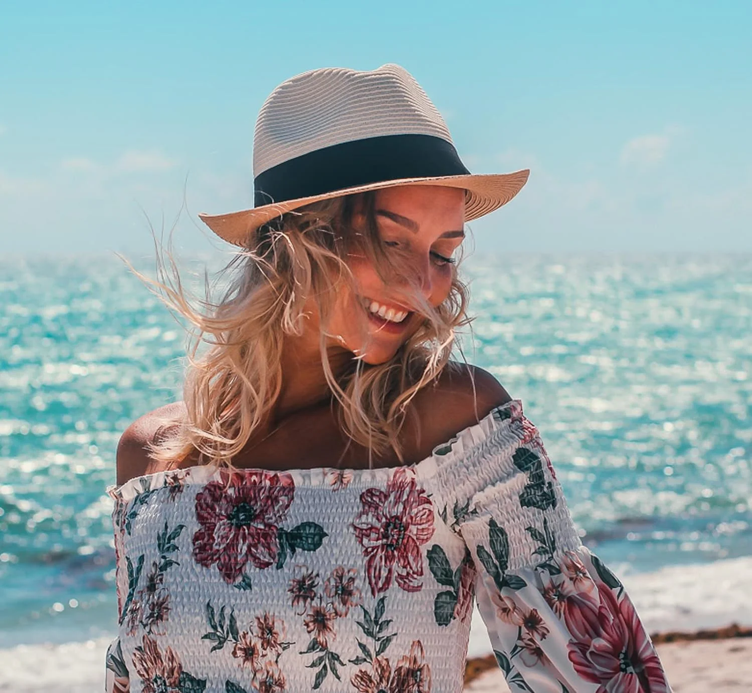 Sombrero Fedora de paja unisex UPF 50+ para mujeres y hombres, sombrero de playa plegable de ala ancha sombrero de Panamá sombrero UV sombrero de verano, Comhats - Imagen 8