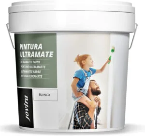Pintura Ultramate Exterior/Interior Lavable, super cubriente, blanco (15 Litros), JOVIRA PINTURAS