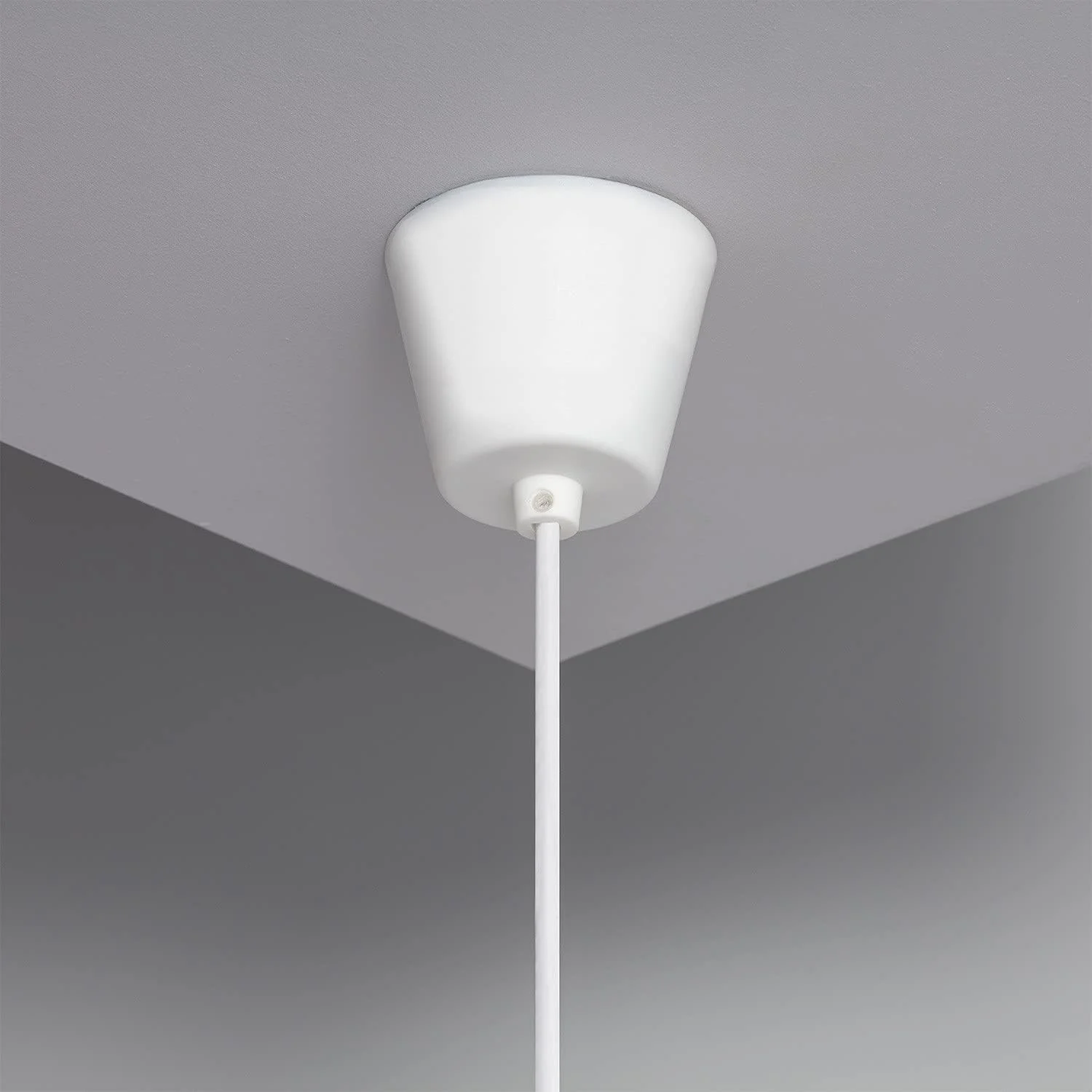 Lámpara Colgante Papel Trenzado Neka 1675x400x400 mm Natural E27 Casquillo Gordo Papel Trenzado Decoración Salón, Habitación, Dormitorio, LEDKIA LIGHTING - Imagen 3