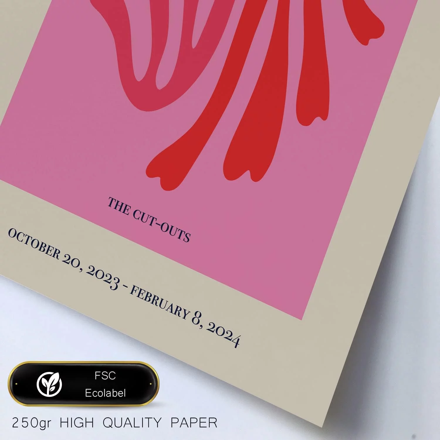 Nacnic Set de 6 posters Matisse. Colección de láminas con estética collage para la decoración de interiores. Tamaños A3 y A4. Sin marco. - Imagen 3
