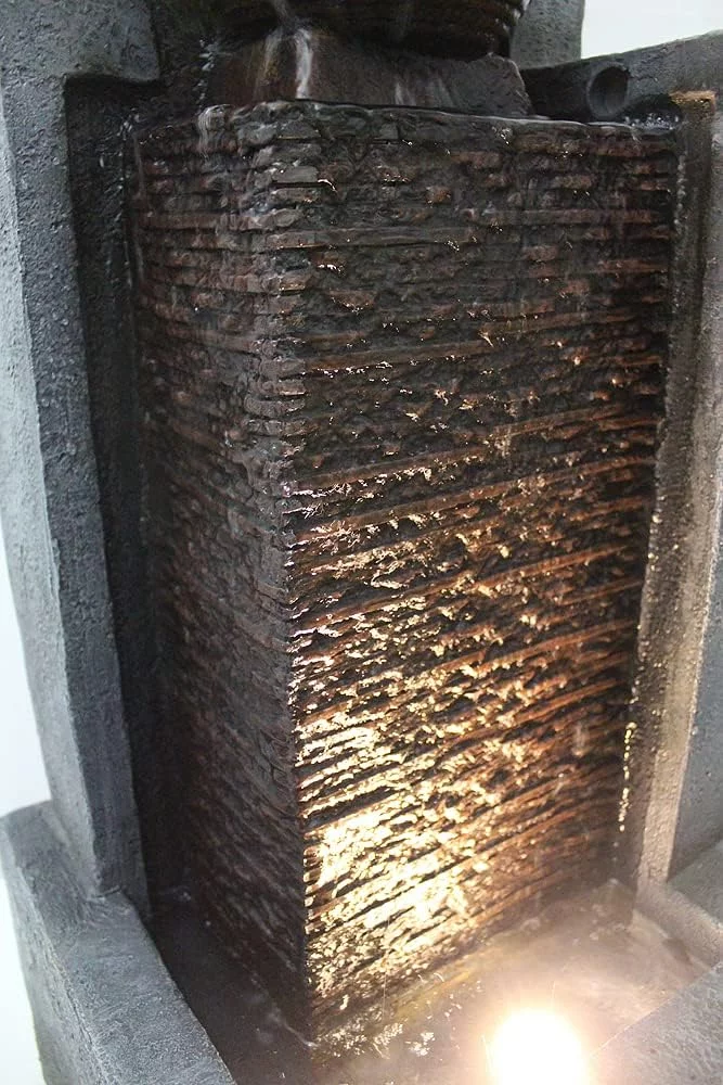 Fuente de jardín iluminada en poliresina BK843 con LED - Imagen 5