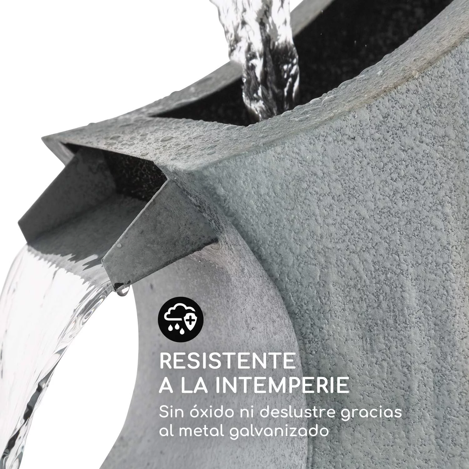 Blumfeldt Trumpet Flow Garden Fountain with LED - Image 6