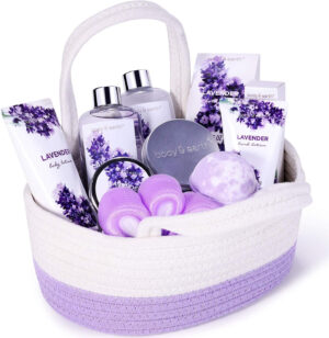 Cestas Regalo Mujer, Set Regalo Mujer Kits de Baño Spa