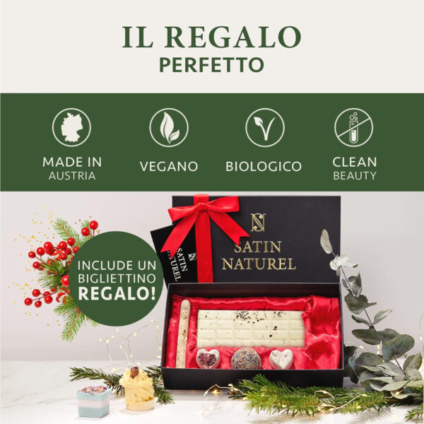 Dia de la Madre - Regalo Dia de la Madre - Regalos Originales para Mujer - Regalos para Mujer - Caja Regalo 7 Bombas de Baño - Antiestres & Orgánicas - Aceites esenciales - Satin Naturel - Imagen 2