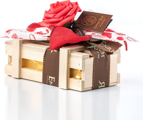 Pack de Bombones Enrique Rech - Regalos Originales con Dulces y Chocolates - Caja de Dulces para San Valentin, Cumpleaños, Dia del Padre o la Madre, Enamorados - Cesta Regalo para Mujer (250g) - Imagen 4