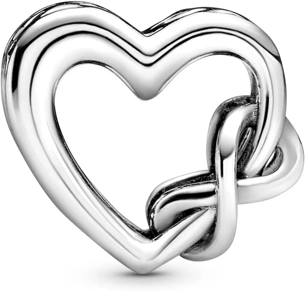 Pandora Icons Dije con diseño de corazón y símbolo de infinito de plata de ley - Imagen 2