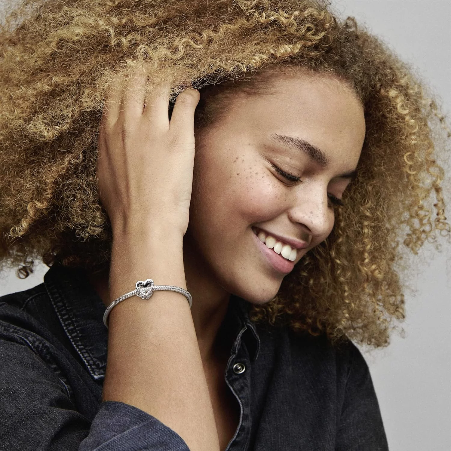 Pandora Icons Dije con diseño de corazón y símbolo de infinito de plata de ley - Imagen 6