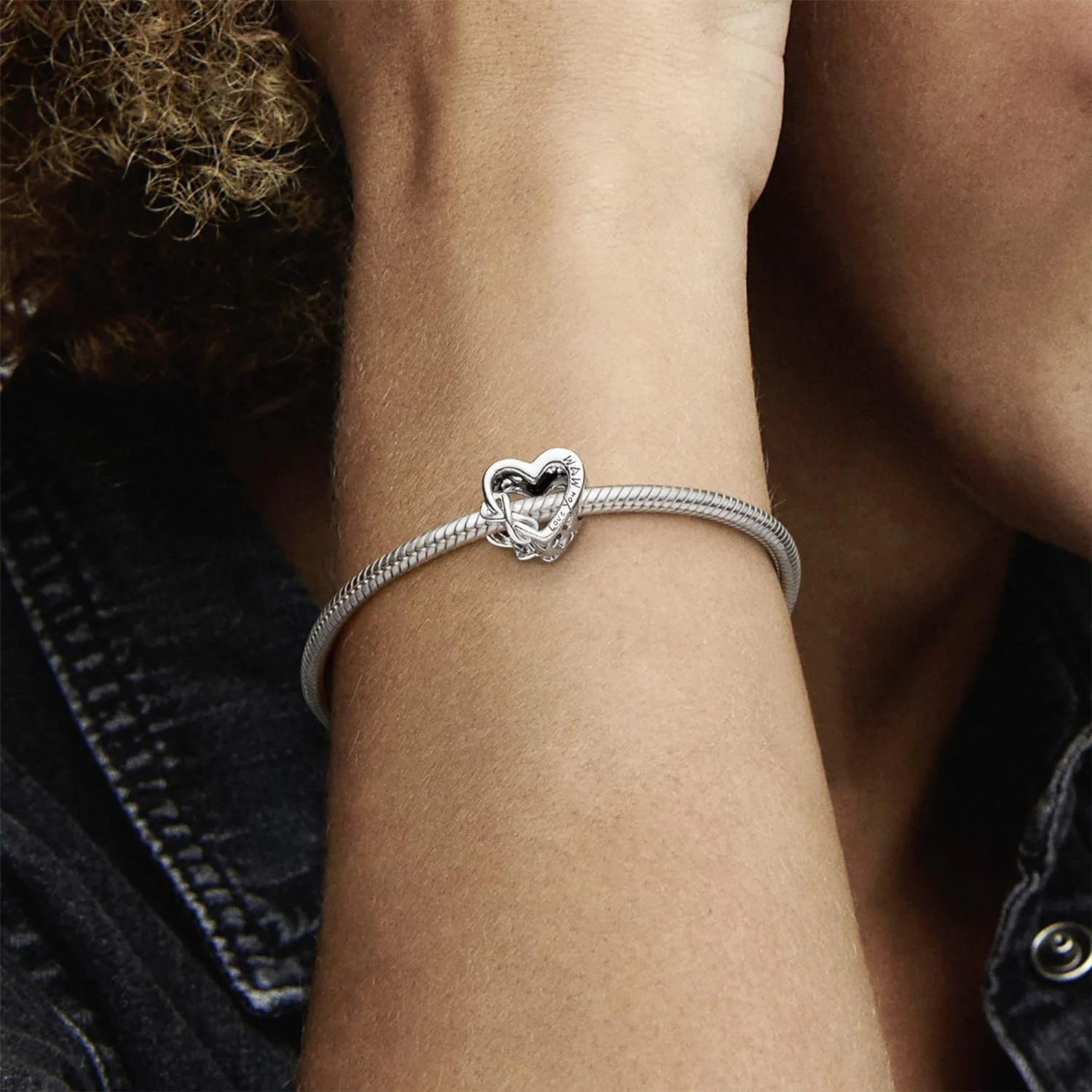 Pandora Icons Dije con diseño de corazón y símbolo de infinito de plata de ley - Imagen 7