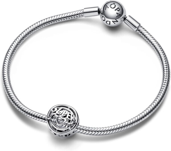 PANDORA Charm Moments 792644C00 héroe de mamá - Imagen 3