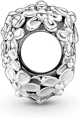 PANDORA Charm 791155C01 Corazón margarita Mamá - Imagen 3