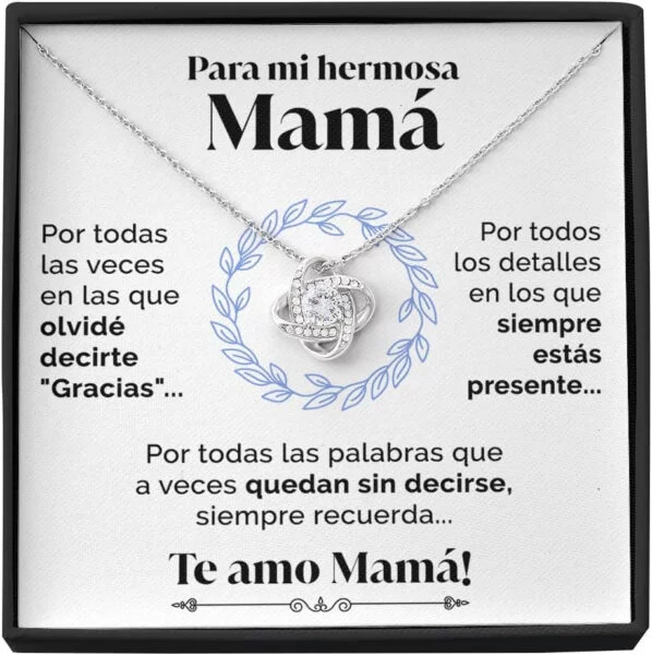 SOFIA FERRER Dia De La Madre Regalos Originales, Colgante Plata 925, Regalo Dia De La Madre, Collar De Plata De Ley, Ideas De Regalo Para Mamá, Regalos de Cumpleaños Mamá (copia)
