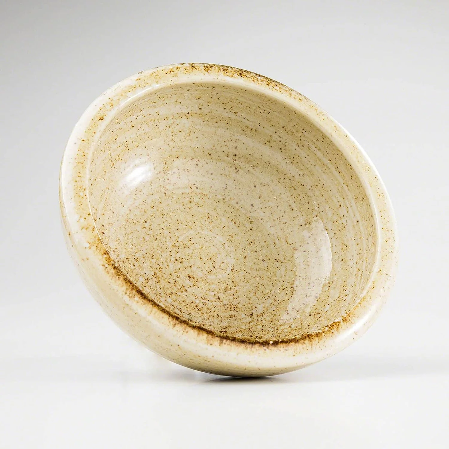 Wazakura Set Ikebana Esencial Minoyaki con jarrón Beige Arena y kenzan Redondo para arreglos Florales japoneses de Ikebana, florero de cerámica y kenzan de latón (61 mm) - Imagen 4