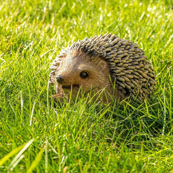 VERDOBA Forest and Nature Resin Garden Figure, Garden Decoration, Polyresin Animals, Decorative Garden Figure, Outdoor Garden Figures (Hedgehog) - Image 2