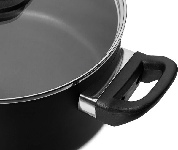 Amazon Basics - Juego de utensilios de cocina antiadherentes, 15 piezas, Negro - Imagen 5