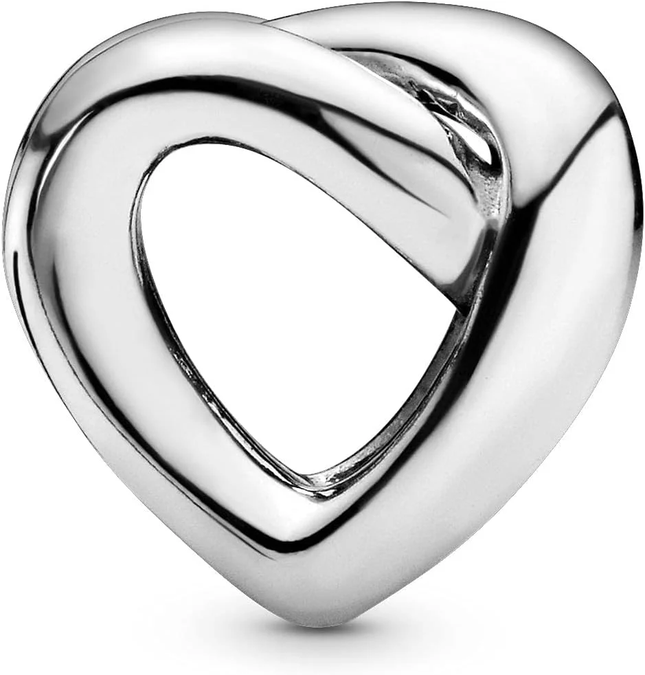 Pandora Moments Women's Sterling Silver Knotted Heart Bracelet Charm - Imagen 2