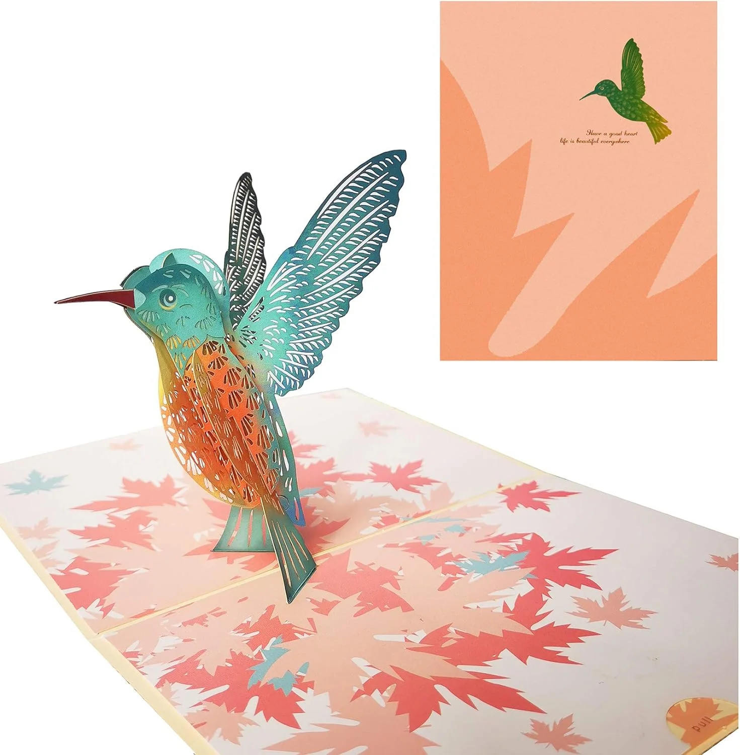 DEESOSPRO® Hummingbird 3D Pop-Up Birthday Card, Gift for Family, Friends, and Loved Ones, Special Greeting Card