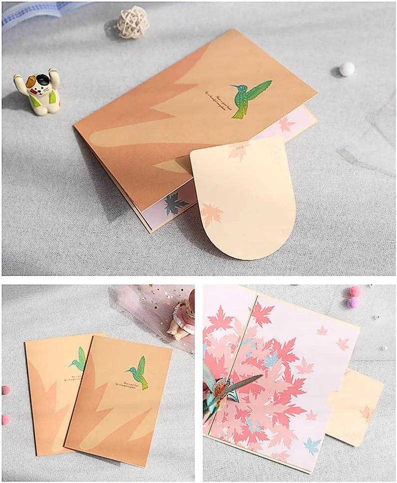 DEESOSPRO® Hummingbird 3D Pop-Up Birthday Card, Gift for Family, Friends, and Loved Ones, Special Greeting Card - Image 6